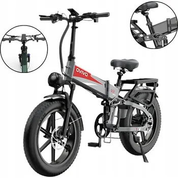 Elektrokolo Elektrokolo (do 250 W) OVIVO V2 pro 2.0-Silver rám 20 palců hliník kolo 20" stříbrné 250 W