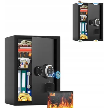 Trezor Domácí Trezor Velký objem 50 l s biometrickým zámkem Pancéřová pokladna