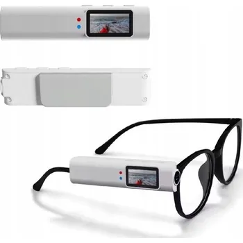 IP kamera WiFi kamera v brýlích 2,7K Full HD nahrávání BÍLÁ S110