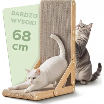 Drapak pro kočky duży 68 cm - Škrabadlo ve tvaru písmene L