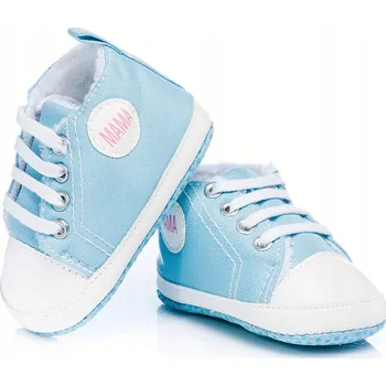 Capáčky Modré kojenecké tenisky, zateplené, lehké, capáčky , velikost 21/22