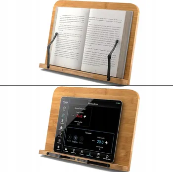 Doplněk ke knize PODSTAVEC POD KNIHU STOJAN PODPĚRKA NA TABLET PRO ČTENÍ BAMBUS
