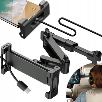 DRŽÁK NA TABLET DO AUTA, OPĚRKU HLAVY MEZI OPĚRKAMI HLAVY