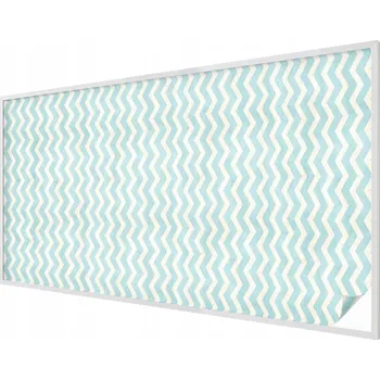 Okenní dekorace Samolepicí Okenní Fólie Mrazivá Dekorativní Cik Cak modrá 200x116