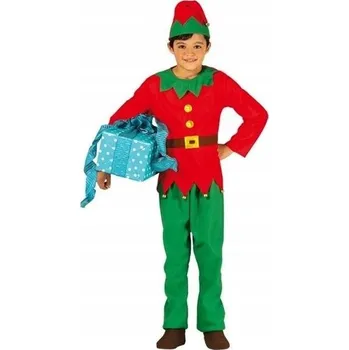 Karnevalový kostým Kostým Malý Elf Skřítek Pomocník Mikuláše Elfik 142-148 cm.