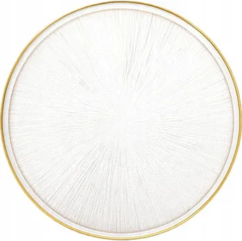 Talíř Dezertní talíř MONZE se zlatým okrajem 21 cm HOMLA