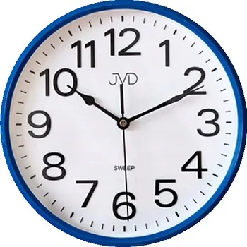 Hodiny JVD HP683.3 - 25,5 cm - MODRÉ - Nástěnné hodiny