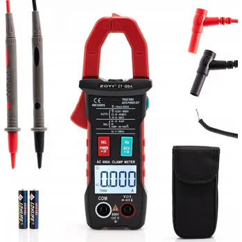 KLEŠŤOVÝ MULTIMETR ZOYI ZT-QB4 PRO MĚŘENÍ NAPĚTÍ A PROUDU S NCV A LCD displej