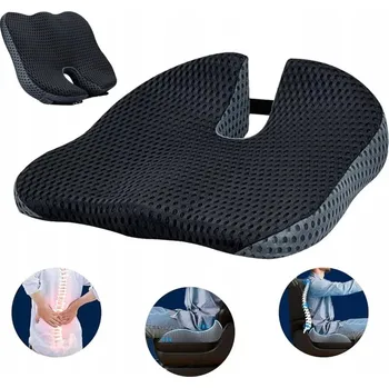 Podsedák ORTOPEDICKÝ POLŠTÁŘ NA SEDĚNÍ BEDERNÍ PODLOŽKA SEDÁK NA KŘESLO A ŽIDLI