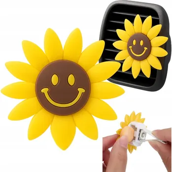 Vůně do auta SLUNEČNICE VŮNĚ PARFÉM DEKORACE DO AUTA