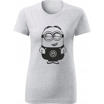 Tričko D232 Mimoň VW CAR šedé vel XXL