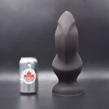 Anální kolík Topped Toys Hilt 115 Obsidian, prémiové silikonové dildo 27,5 x 9,1 cm