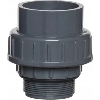 Fitinka PVC tvarovka, šroubení s kroužkem, 63mm x 2