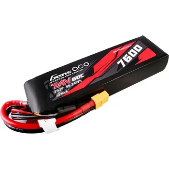 RC vybavení Gens ace G-Tech LiPo - 2S 7600mAh 7,4V 2S2P (60C) HardCase XT60 Plug