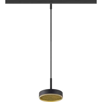 BIG WHITE (SLV) GRIP! FLAT 48V závěsné svítidlo, DALI, délka závěsu 200 cm, 2700/3000 K, černé / zlaté 1009018