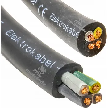 elektrický kabel Kabel dílenský gumový silový OW 4x2,5 500V měděné lanko bubnový