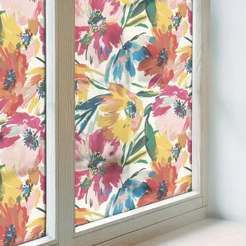 Polep vozidla Zatemňující Fólie na okno Květinová exploze 50x146