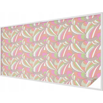 Okenní dekorace Mléčná dýha Fólie na okno Balkon Sklo Barevný cikcak 200x100