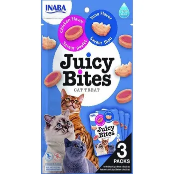 Pamlsek pro kočku Churu Cat Juicy Bites ChickenTuna Flavor 3x11,3g