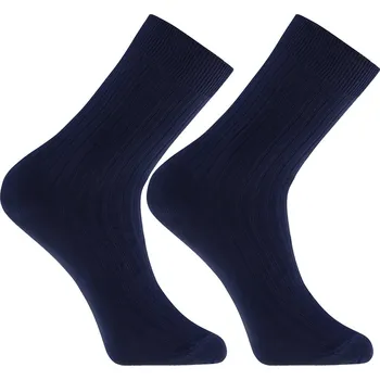 Pánská móda Pánské ponožky Moraj SMCL240-002 Medical Barva: Modrá - tmavě, Velikost: 45-47