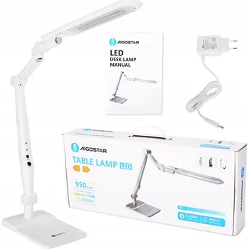 Lampička Školní LED stolní lampa Aigostar 9W bílá