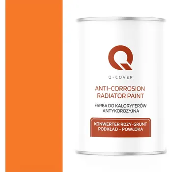 barva na kov Barva pro radiátory Antikorozní Odolná 1L Lesk Oranžová pastelová