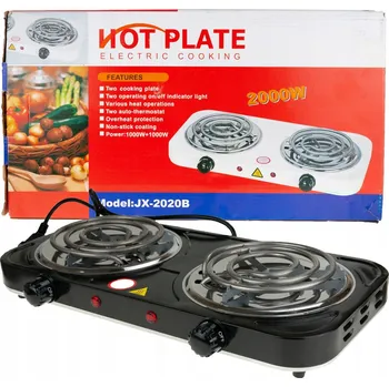 Vařič TG56267 ELEKTRICKÝ VAŘIČ DVOUPLOTÝNKOVÝ TURISTICKÝ 2000W