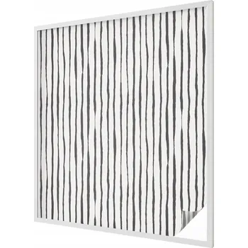 Okenní dekorace Ozdobná Fólie s motivem na okno Vertikální pruhy 100 x 116 cm