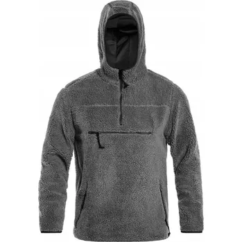 Pánská móda Brandit Fleecová Mikina bunda šedá, vel. XXL