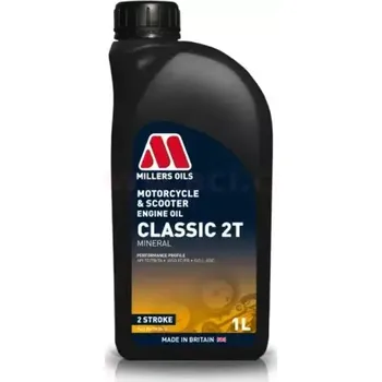 Motorový olej MILLERS OILS MOTORCYCLE & SCOOTER CLASSCIT 2T 1L