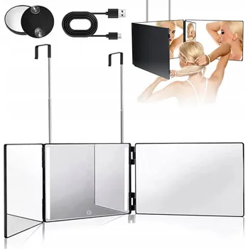 Zrcadlo Stojací a závěsné zrcadlo černé Bedee