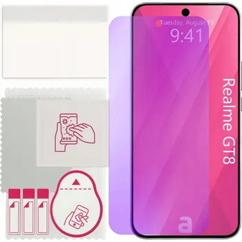 Pouzdro na mobilní telefon Hybridní Sklo Anti-Blue 9H na displej pro Realme GT8
