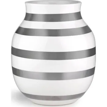 Váza Kähler Omaggio keramická váza 20 cm, silver, 691791