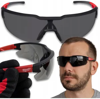 ochranné brýle Ochranné brýle Milwaukee PREMIUM zatmavené