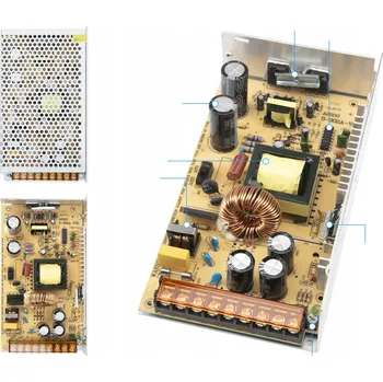 IP kamera SPÍNANÝ ZDROJ 12V 20A 240W NAPÁJENÍ 85-265V MĚDĚNÉ CÍVKY