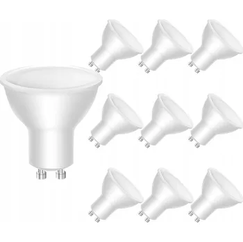 Žárovka LED žárovka GU10 5W = 40W studená bílá 10 Ks 400 lm