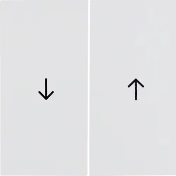 vypínač Klávesy pro žaluziový vypínač Hager 5316258999, bílé