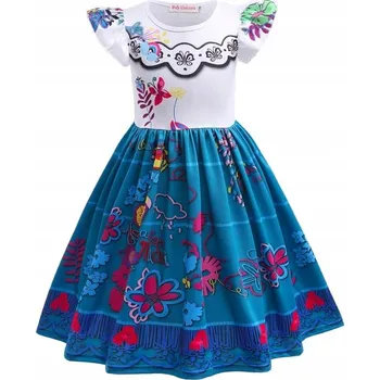 Karnevalový kostým KOSTÝM PRINCEZNY ŠATY PRO DĚTI 9 LET KARNEVAL HALLOWEEN SADA