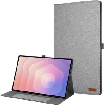 Pouzdro na tablet VSECHNONAMOBIL 129538 FABRIC Sklápěcí kryt pro Samsung Galaxy Tab S11 Ultra šedý