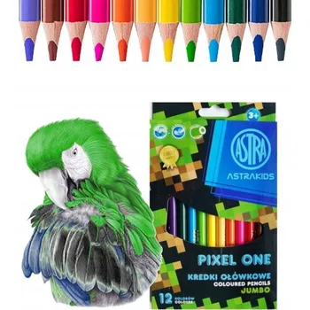 Pastelka ASTRA Pastelky dlouhé JUMBO Jednorožec 12 barev