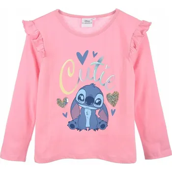 Dívčí tričko Bavlněné tričko pro dívky Disney - Lilo a Stitch vel. 104 cm