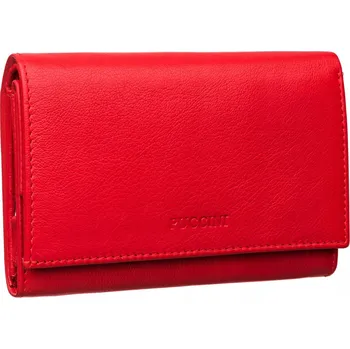 Peněženka PUCCINI dámská peněženka z pravé kůže červená