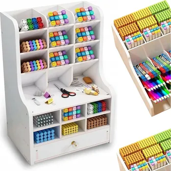 MULTIFUNKČNÍ ORGANIZÉR NA STŮL, STOJÁNEK NA PERA A KANCELÁŘSKÉ POTŘEBY