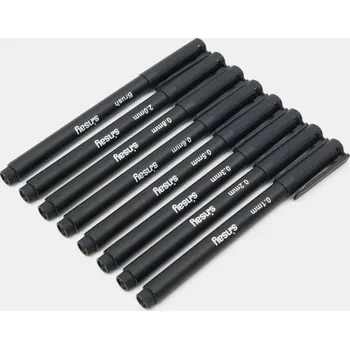 Sinsay - Sada 8 fixů - černá - 166FV-99X - 166FV-99X-ONE