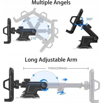 Držák do ventilační mřížky ANLILUCK černý