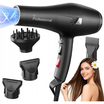Fén FÉN NA VLASY 2400W S IONIZACÍ, STUDENÝ VZDUCH + DIFUZÉR A KONCENTRÁTOR