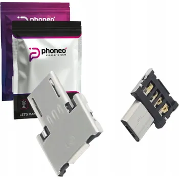 Datové redukce ADAPTÉR Phoneo OTG USB na MICRO USB pro KABEL, MYŠ, USB FLASH DISK - PŘEVODNÍK