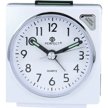 Budík BUDÍK Perfect - mechanický, tichý chod + baterie DÁREK