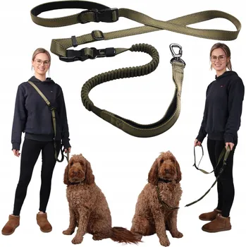 Vodítko pro psa Vodítko pro psa 6v1, běžecký pás, do auta, nastavitelné, tréninkové