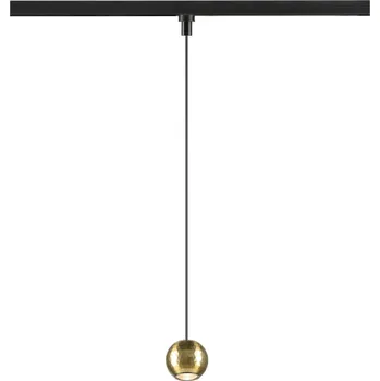 BIG WHITE (SLV) DYSKO 1~ závěsné svítidlo, PHASE, délka závěsu 200 cm, 2700K, 36°, černá / zlatá 1010324